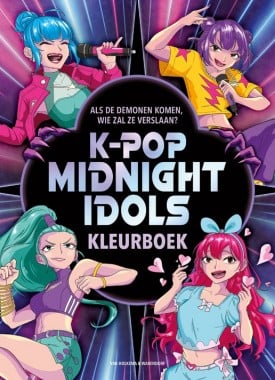 Kpop Midnight Idols kleurboek Stripweb